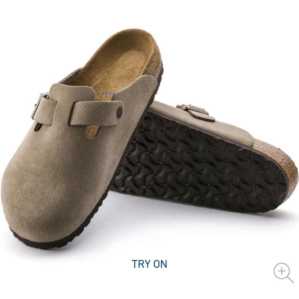 NWT Boston Taupe BIRKENSTOCK Sandals women's sz 8